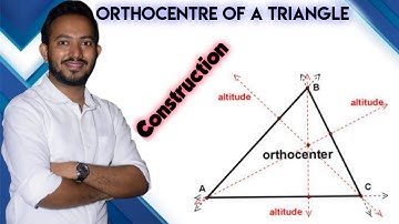 Orthocentre of a triangle:How to construct?||