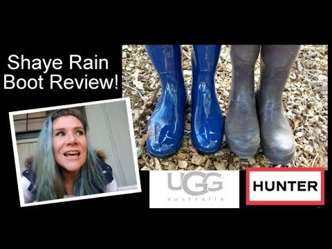 ugg or hunter rain boots