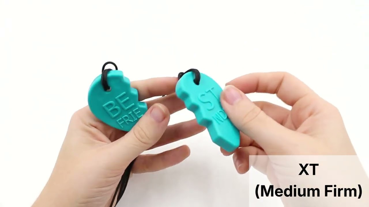 Best Friends Matching Broken Heart Necklaces - Chewable