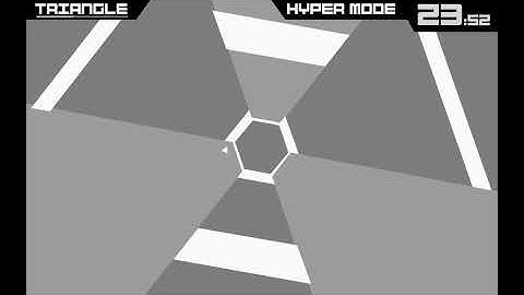 Super Hexagon - Hexagonest Hyper Mode Cleared for the first time!