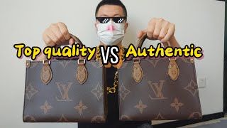 Top Quality VS Authentic LV Onthego Comparison By Steven