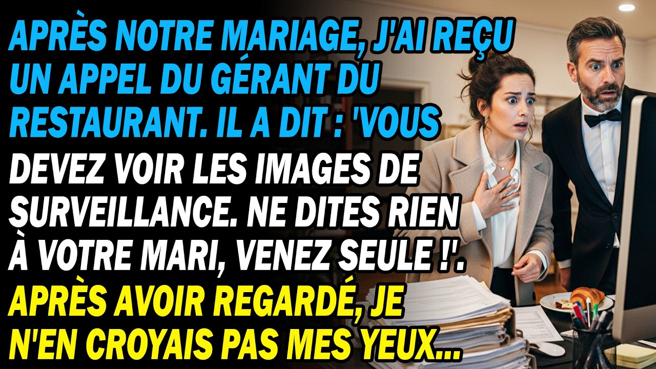Après Le Mariage💍 Le Gérant M'appelle «Venez Seule🎥 Voir Ça». En Le Voyant, J'étais Choquée Car...😱