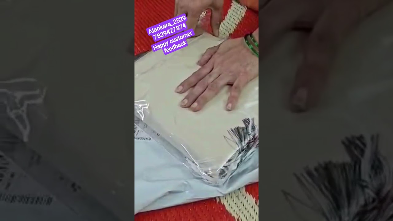 Happy Customer Feedback " We Received Saree Really Saree Is Beautiful Thank you So Much☺️✨❣️_"