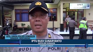 APEL SIAGA POLSEK SONGGON BANYUWANGI DALAM KEGIATAN KEAGAMAAN MASYARAKAT