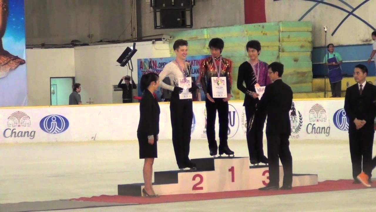 Misha Ge - Medal Ceremony at Asian Open Trophy 2013