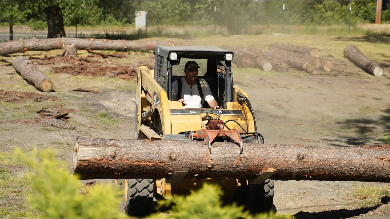 Hauling Logs / Hanging out with my Family!
