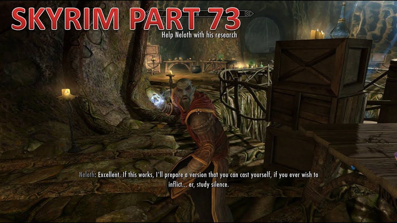 The Elder Scrolls V: Skyrim Playthrough Part 73. (Replay) - YouTube
