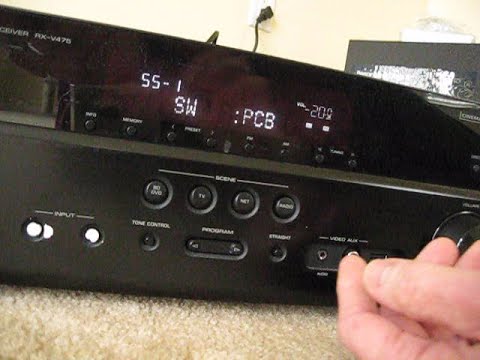 Yamaha RX-V475 V575 INTERNAL ERROR or NO MODEL ERROR FIX