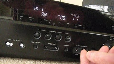 Yamaha RX-V475 V575  INTERNAL ERROR or NO MODEL ERROR FIX!   *RESET*