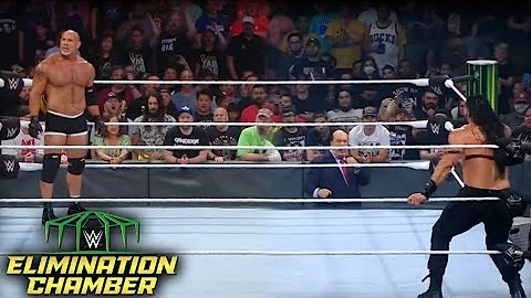 WWE Elimination Chamber 2022 - Roman Reigns vs. Goldberg For The Universal Championship
