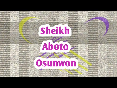 Sheikh Aboto Osunwon