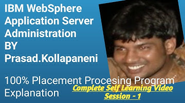 IBM WebSphere Application Server Administration Session 1