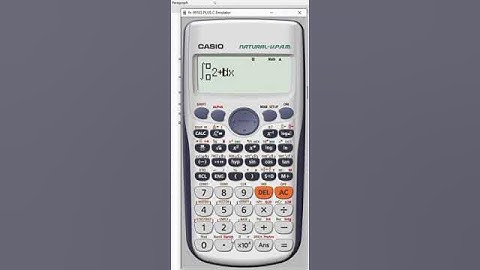 Integration by Scientific Calculator