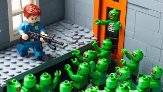 : Zombies survive in basement - Lego Zombie Outbreak