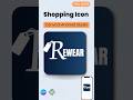 Shopping App Icon Design in Canva | Android Studio Mipmap Setup 🔥 #shorts