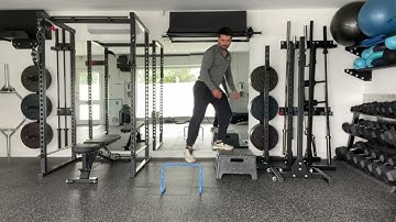 Lateral Hurdle Jump To Linear Box Jump