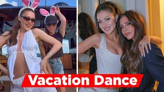 Victoria Beckham And Nicola Peltz Beckham Dance During Their Vacation