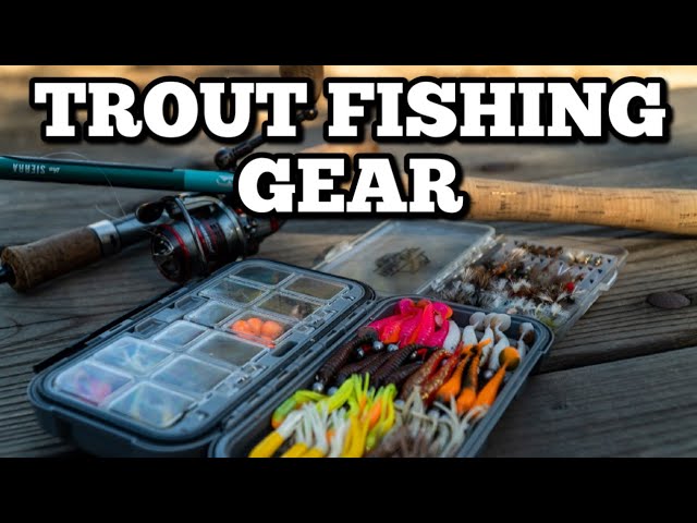 Backcountry TROUT Fishing Gear Loadout  ALL you need to catch Trout 