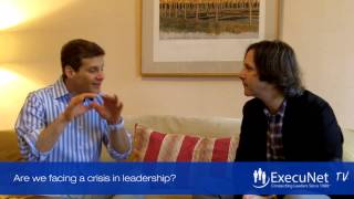 ExecuNet Interview, Peter Bregman  -  Crisis in leadership