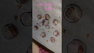How To Draw Bubbles.🫧#youtubeshorts#2025#aestheic #bubble#shorts#shortsfeed#viralshorts#art