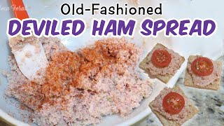 Deviled Ham Spread Recipe - Ham Salad - Vintage Recipe - Frugal Recipe