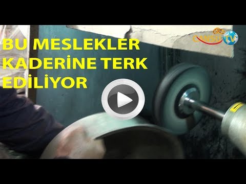 BU MESLEKLER KADERİNE TERK EDİLİYOR (İstanbul Anadolu Yakasında Tek Usta )