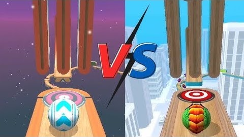 same levels sky rolling ball vs going ball game Walkthrough ios end Android gameplay speed run 🏃‍♀️