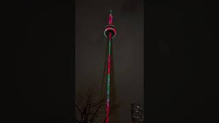 Торонто, Новогодний Си-Эн Тауэр // 2023 // Toronto, New Year CN Tower