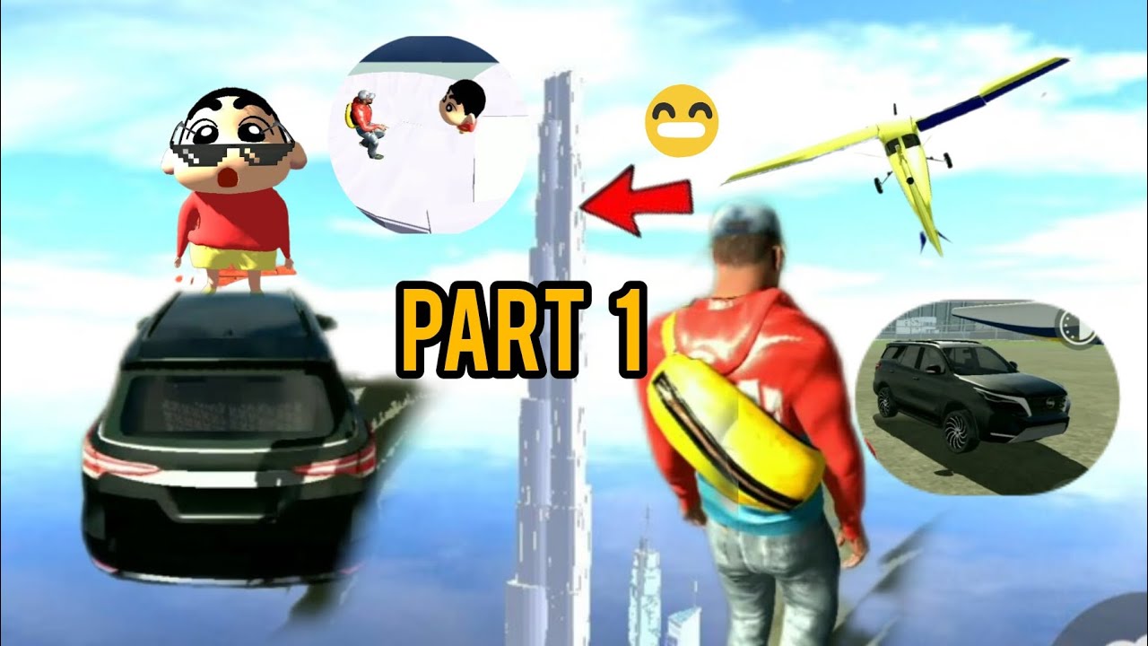 Part 1 Burj khalifa building per jaane wala hun 🔥😆 lndin bike driving 3D may Dubai