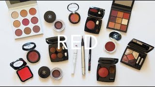 Red Eyeshadow | Palettes, Singles, Pens, Chanel Swatches