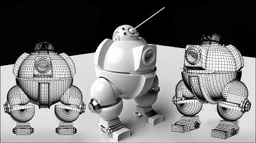Hard Surface Modelling in 3dsMax Modelling a Robot  Part 6