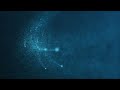 BackgroundLoop abstract background with glowing blue energy particles 