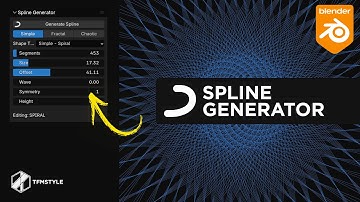 New Spline Generator addon for Blender - Create realistic magnetic fields!