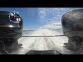 Twin Mercury Racing 2.5 Transom View