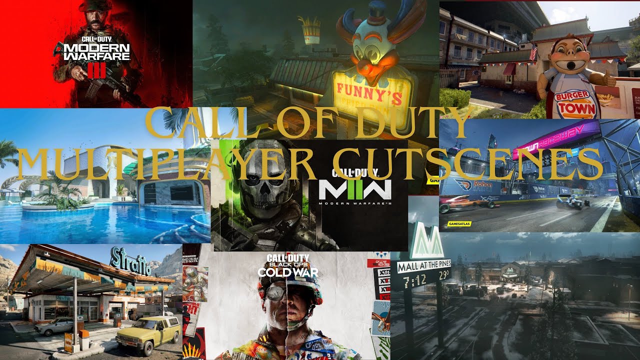 Call of Duty All Seasons Mutiplayer Cutscenes (Cold War, BO6, WZ, MW ...