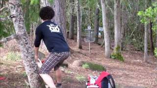 DISC GOLF - David Feldberg, Nikko Locastro, and Will Schusterick playing a round @ Dexter DGC