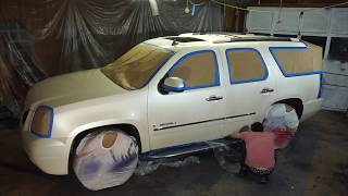 2009 GMC Yukon - Full liquid wrap Matte Black Plastidip! | DG Custom CLT