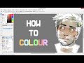 How I colour/paint digitally | tutorial?? (kinda)