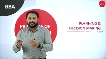 DAY 15 | PRINCIPLES OF MANAGEMENT | I SEM | B.B.A | PLANNING AND DECISION MAKING | L7