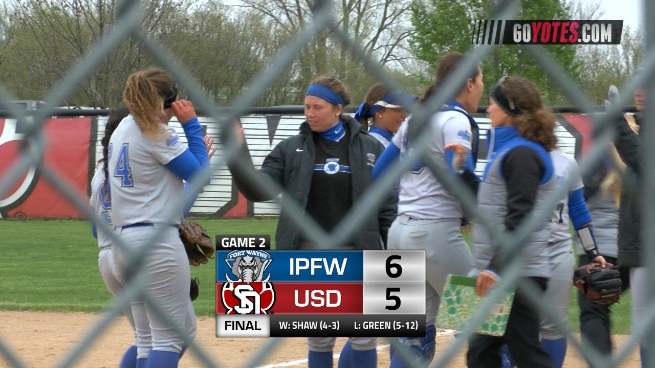 coyotes don edwards SOFTBALL: South Dakota 5, Fort Wayne 6