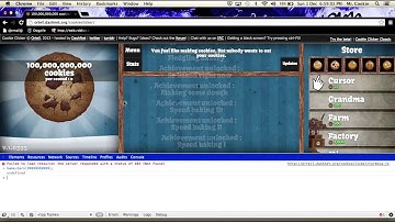 How to cheat in cookie clicker mac