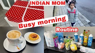 🌺Indian Mom busy morning routine vlog in Europe || Finally Samy manayegi birthday papa k saath 🥰