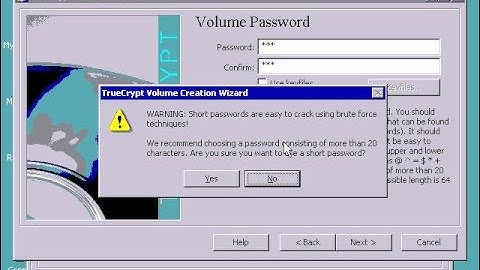 TrueCrypt Tutorial : Create Volume Std