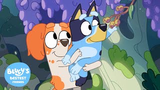 Bluey And Mia Make A Fairy Garden Barky Boats Blueys Bestest Friends - Official Channel