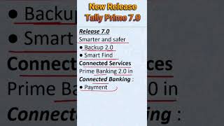New Tally Release 7.0 | Tally Prime 7.0 #theaccounts #accounting