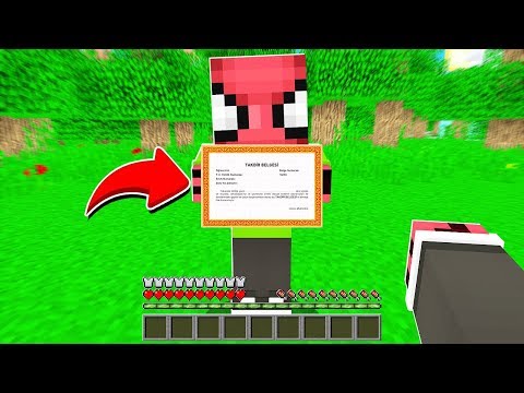 ÖRÜMCEK ÇOCUK KARNESİNİ ALDI! 😱 - Minecraft