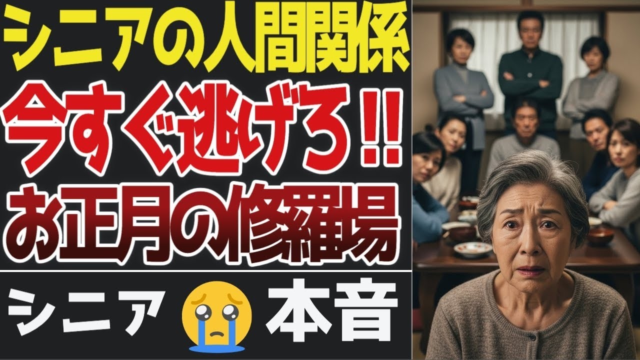 【お正月の修羅場】親戚が集まった日、空気が凍りついた瞬間。口コミ30選【シニアの口コミ】