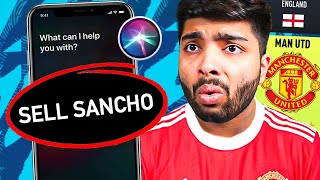 I ASK SIRI who to SELL!!😱 - FIFA 22 MAN UNITED CAREER MODE EP18