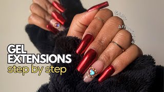 How To Do Gel X Nails at Home: Overcoming Chrome Failures! | Chrome nails tutorial