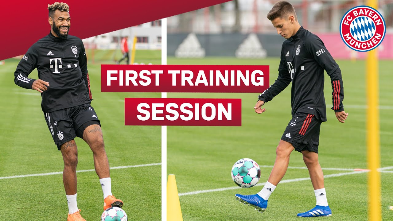 Eric Maxim Choupo-Moting & Tiago Dantas: First Training at FC Bayern